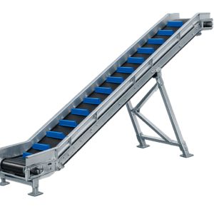 Nastro trasportatore inclinato con palette per materiale sfuso - Mecna Move